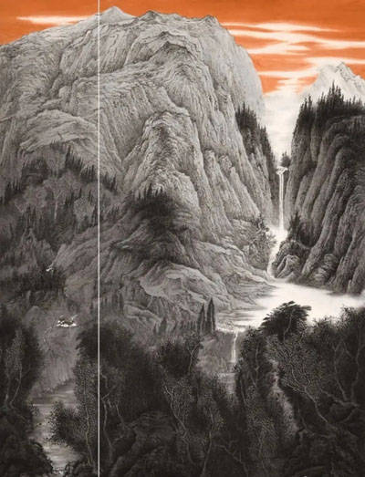 高山寄深情,纵笔骋襟怀一一中美协会员韩军山水作品欣赏