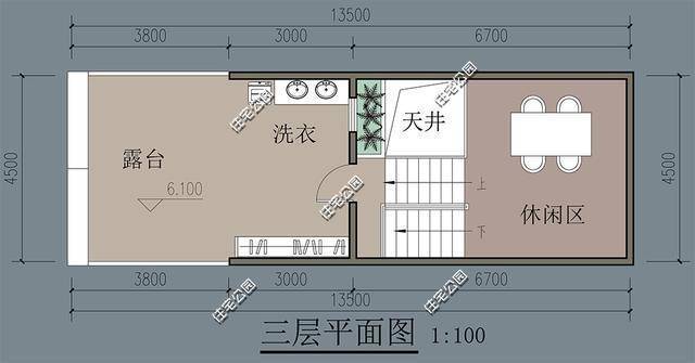 1米,深13米的自建房怎樣設計佈局好?