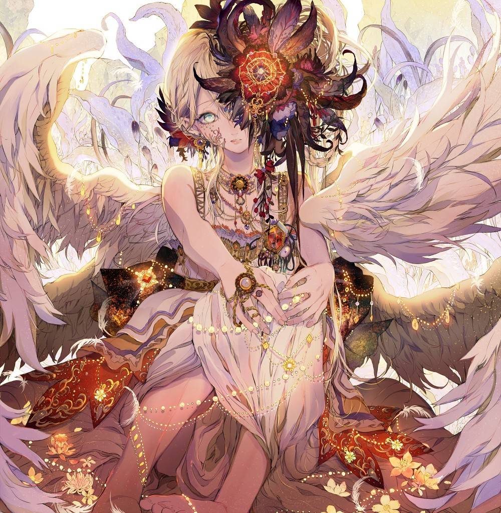 p站美图推荐——翅膀特辑