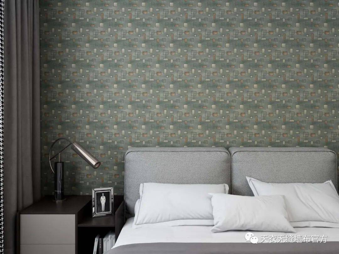 天衣无缝热烫墙布简单舒适的现代风格不仅实用还很有格调