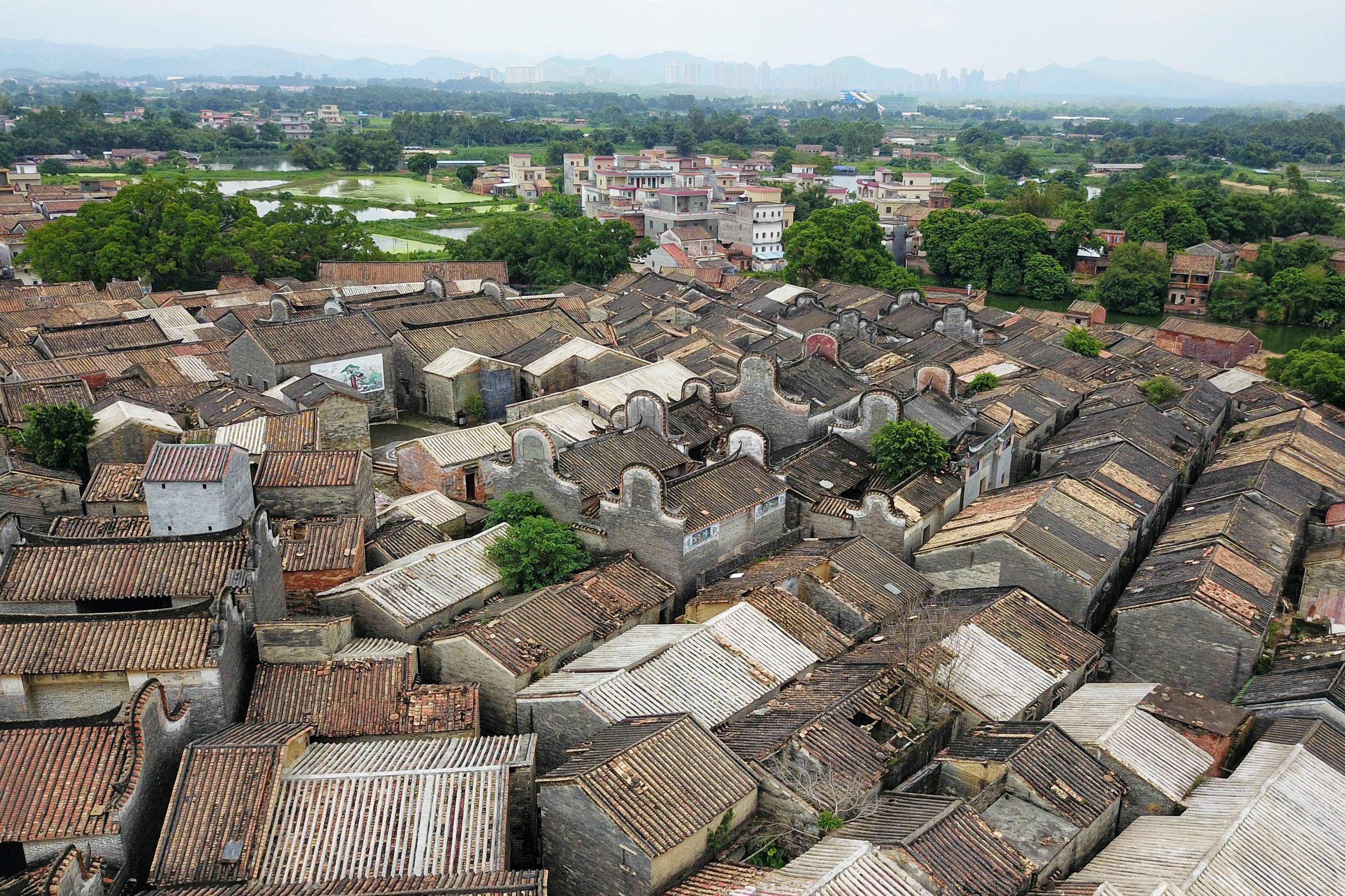 八卦村——又名黎槎村,距今已经800多年的历史,位于 肇庆高要回龙镇