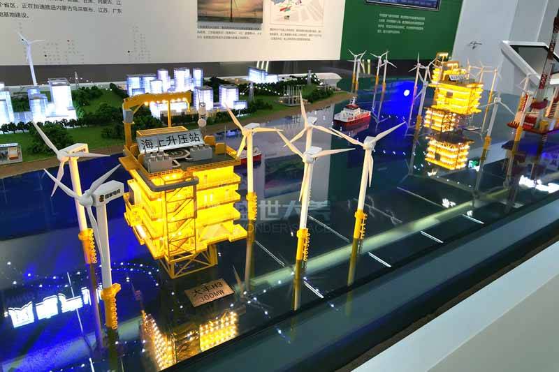 盛世大美工业模型国家电投项目海上风电
