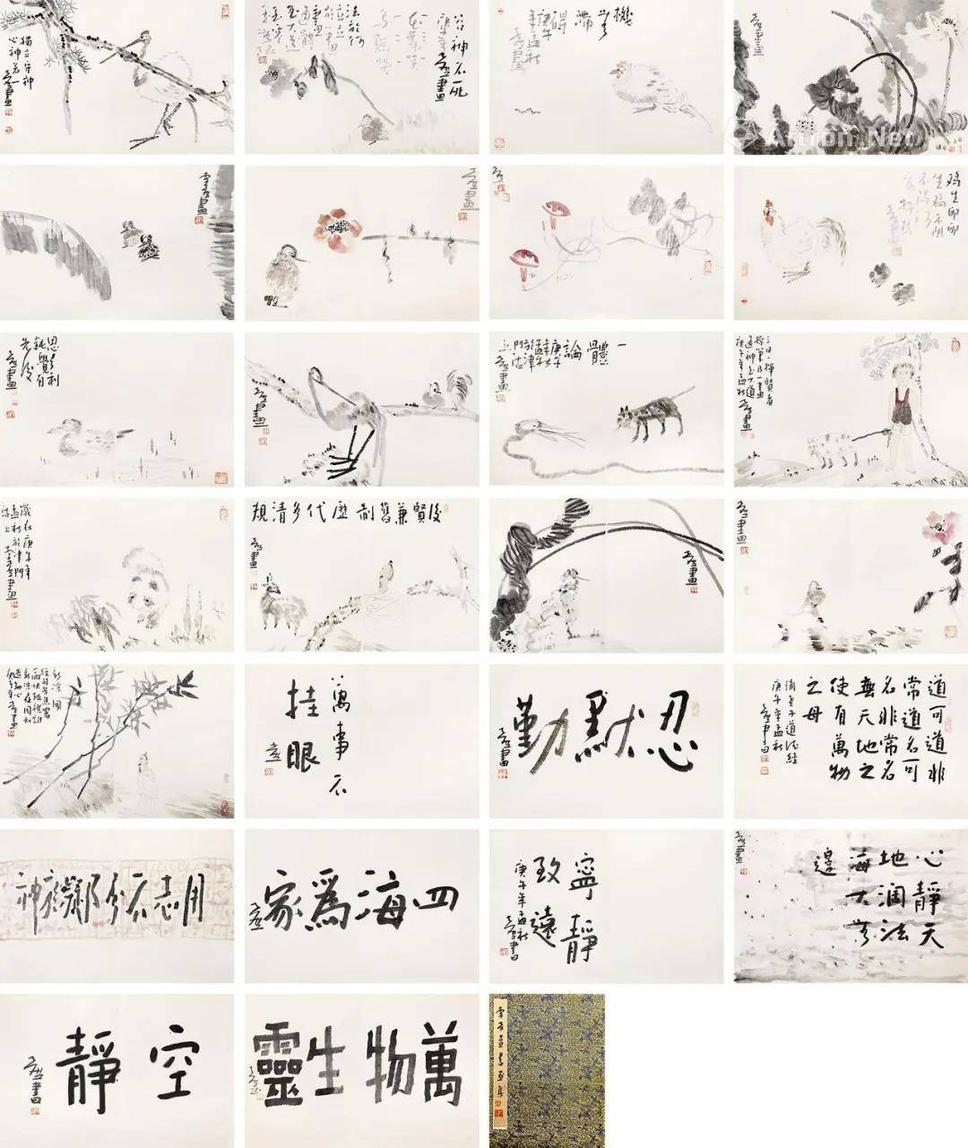 第1474期:李孝萱—2019年最高成交价前10幅作品,中国画家拍卖成交