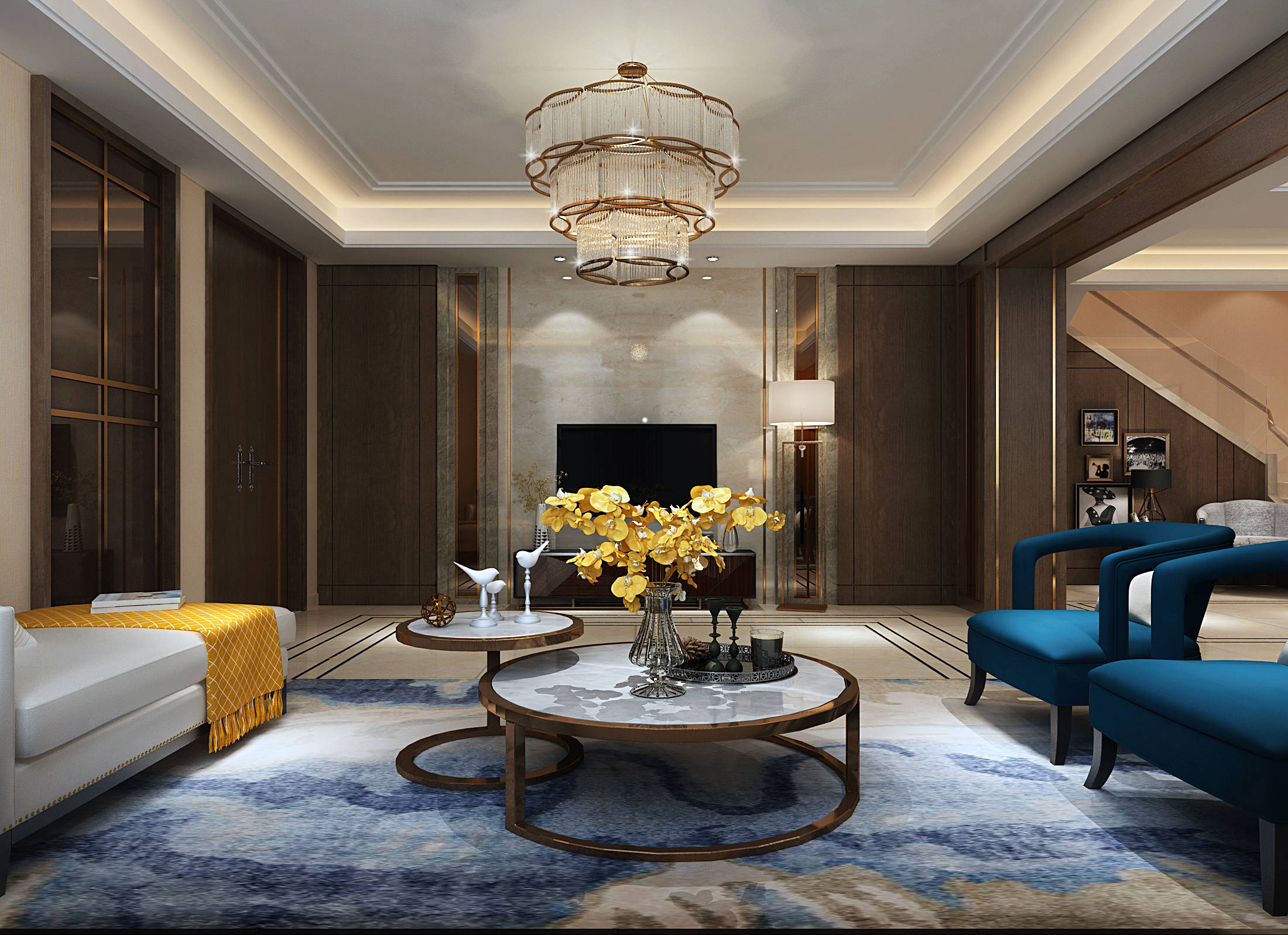 大连明秀庄园别墅-现代轻奢风格,优雅独特,简洁温馨_手机搜狐网