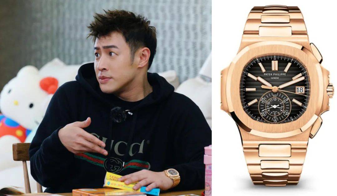 与很多艺人一样,鹦鹉螺也是潘帅在百达翡丽中最钟爱的表款.