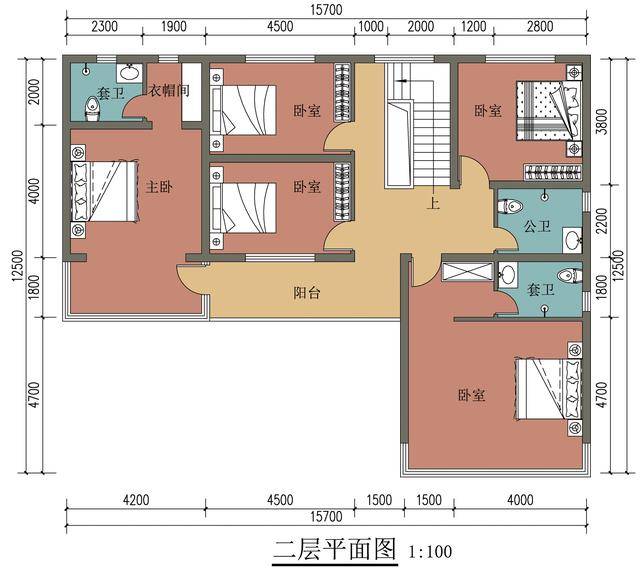 原創開間15米進深12米可以在農村建一棟怎樣的二層別墅