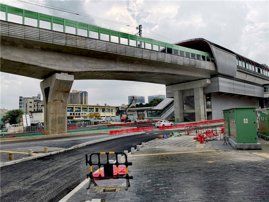 深圳:地铁四号线北延段目前现状,这里是清湖北站_手机搜狐网