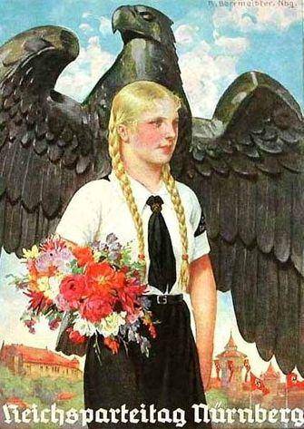 老照片:希特勒的德意志少女联盟,被灌输纳粹思想的女孩们_手机搜狐网