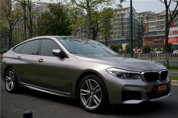 宝马6系美国进口秃鹰改色膜teckwrap电光棕灰 霸气总裁范