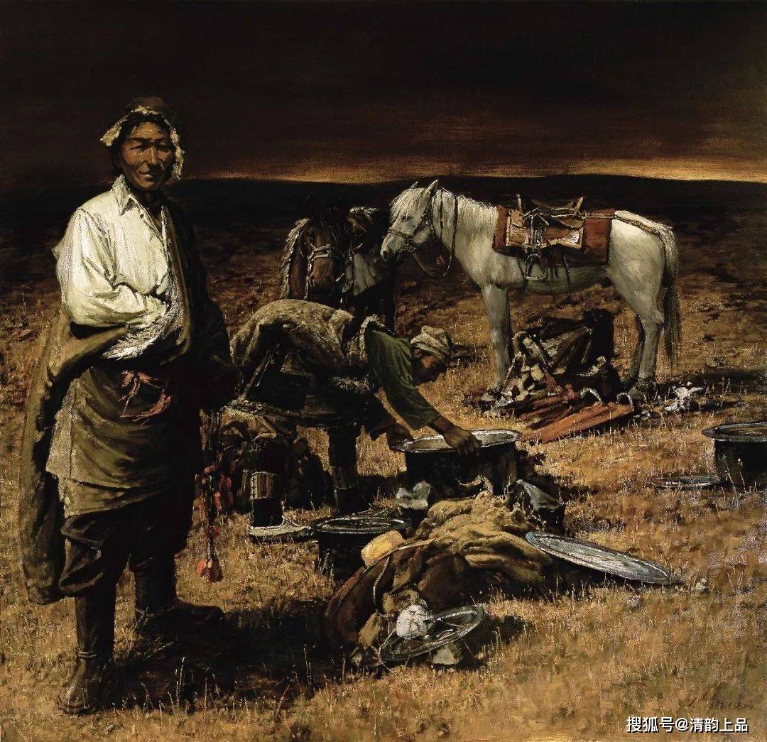 油画家韩洪伟油画作品选集