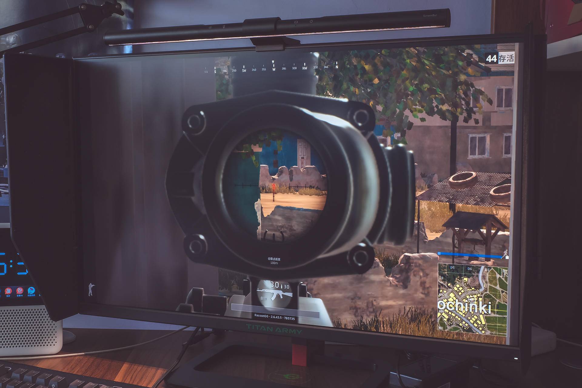 原创原生180hz夏普igzo屏泰坦军团t27qr评测上手评测