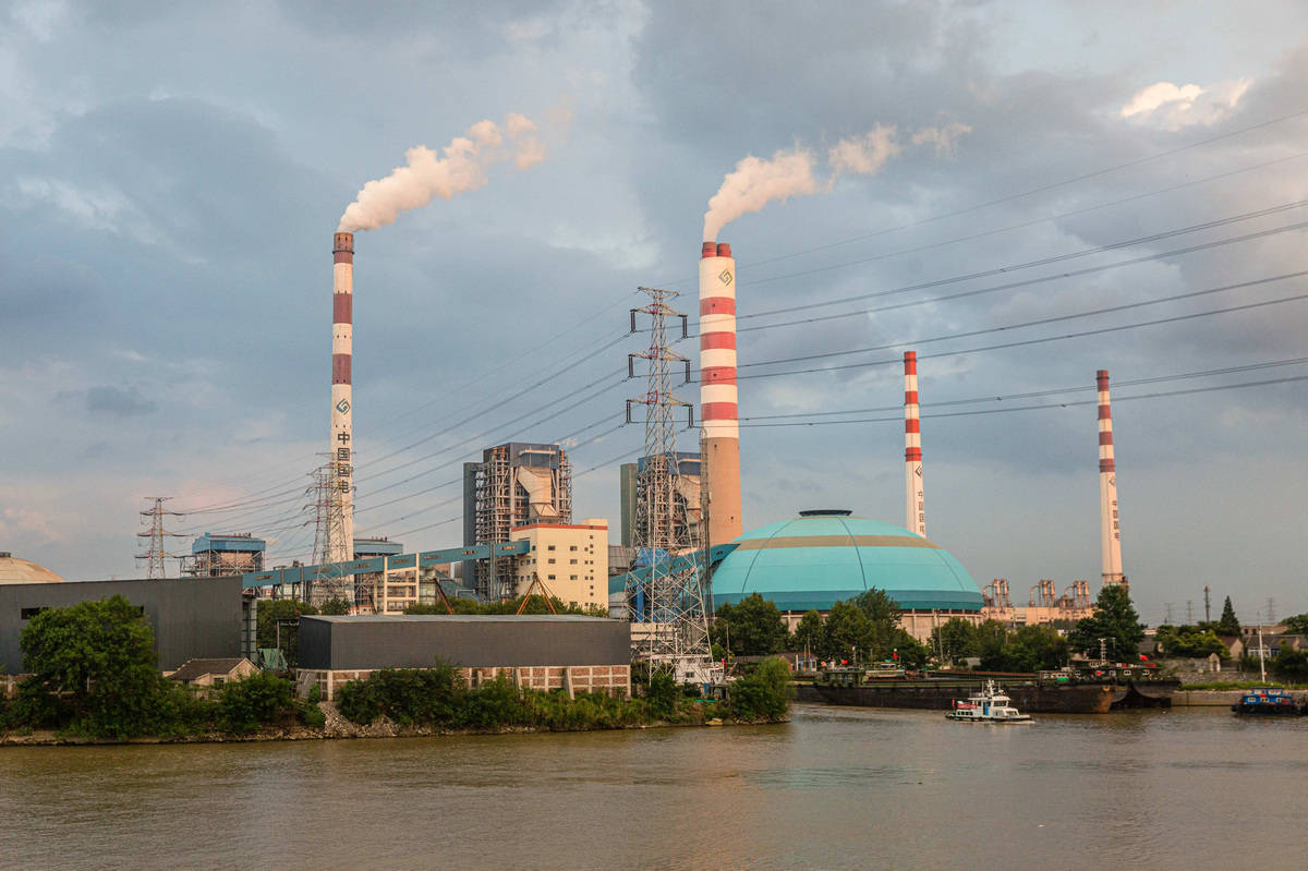 2020年9月26日,镇江谏壁发电厂这是华东最大的火力发电厂