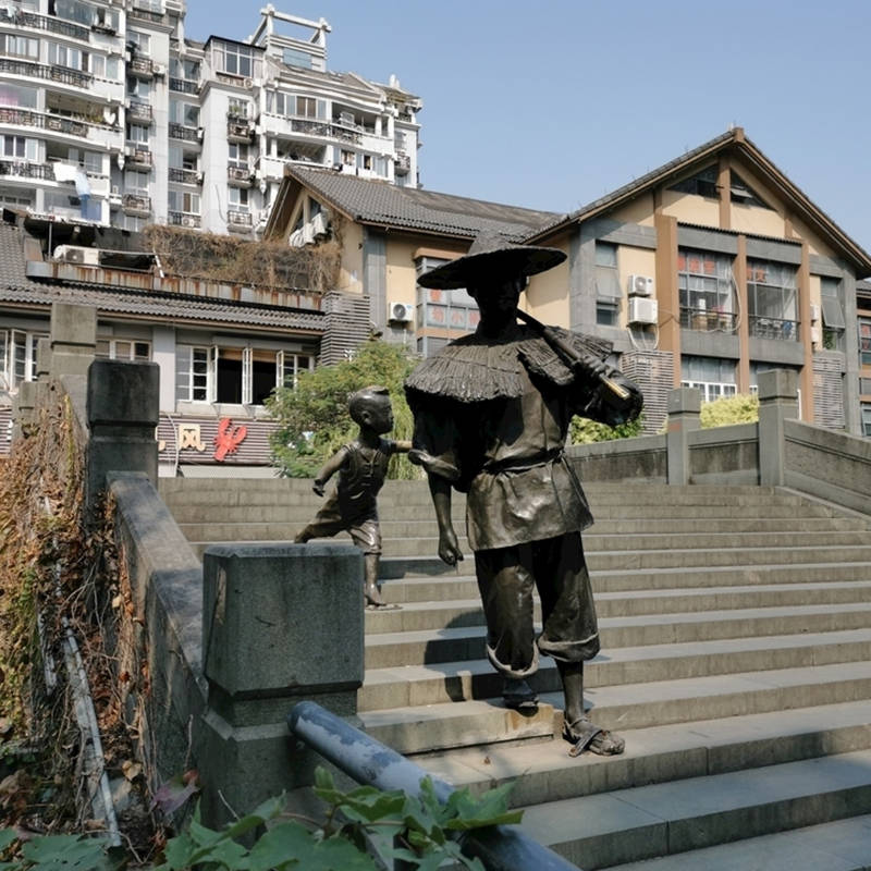 商业街主题景观雕塑 传承艺术 弘扬民俗文化 艺术精品