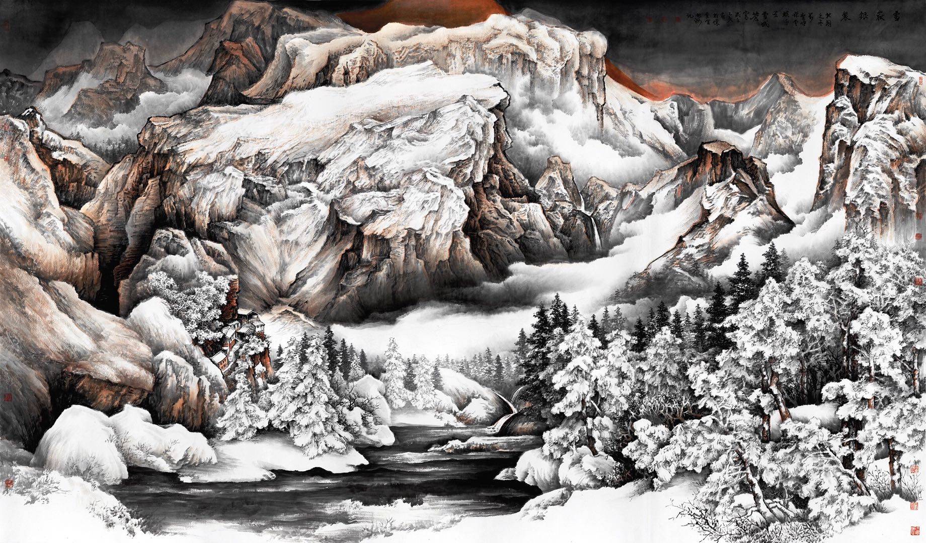 祖国壮阔山河化为世人心中的山水意境宋家云山