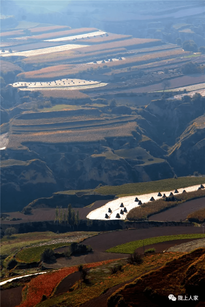 风光摄影组图大西北的甘肃沟沟岔岔崖崖埂埂坡坡屲屲