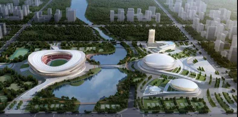 临沂奥体中心用地规划许可公示含体育馆游泳跳水馆全民健身中心