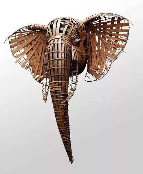 钢铁结构 竹编的质感_suarez