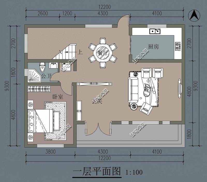 原創農村自建房東西13米南北10米建兩層別墅怎麼設計