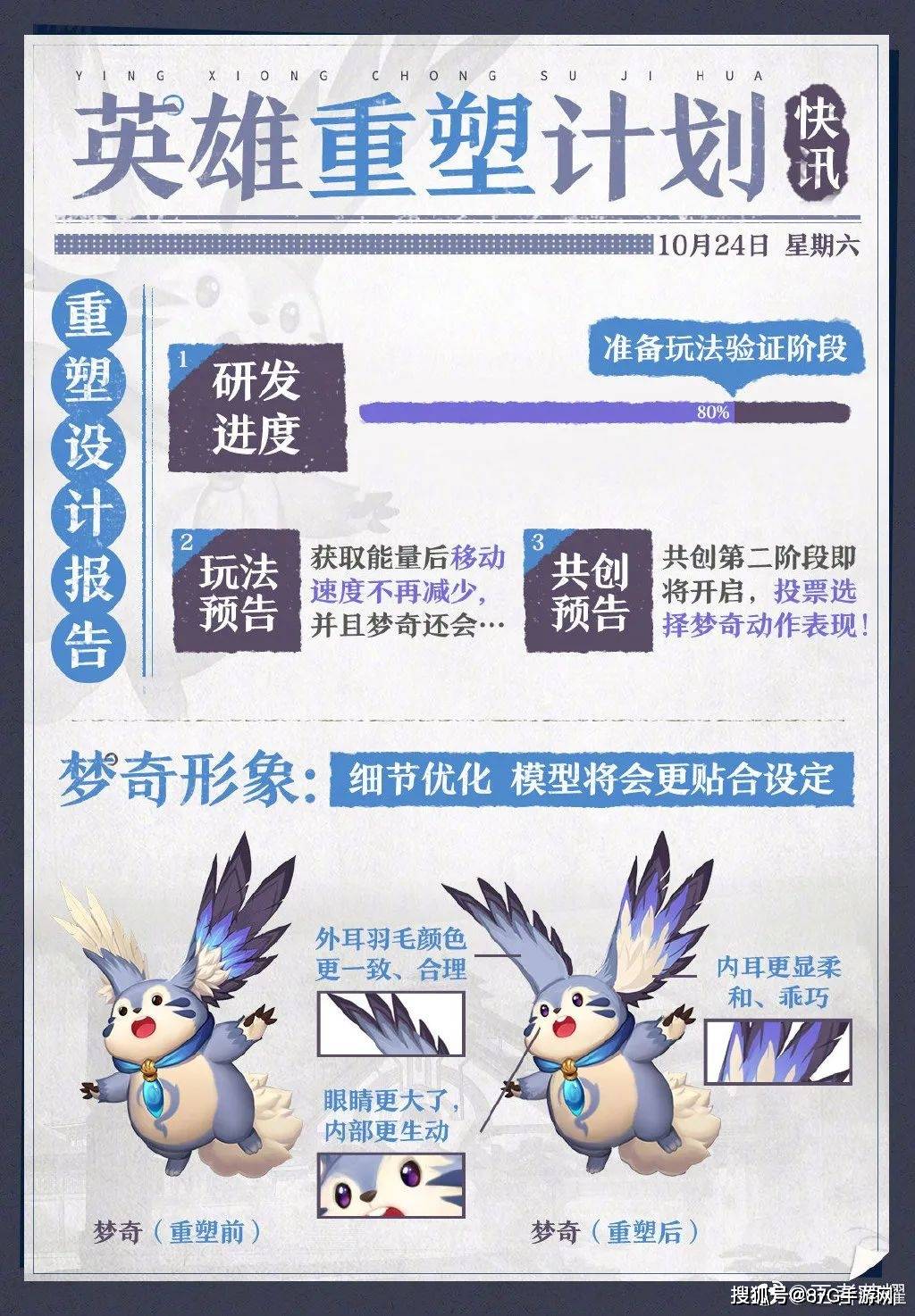 梦奇重塑计划有进展!