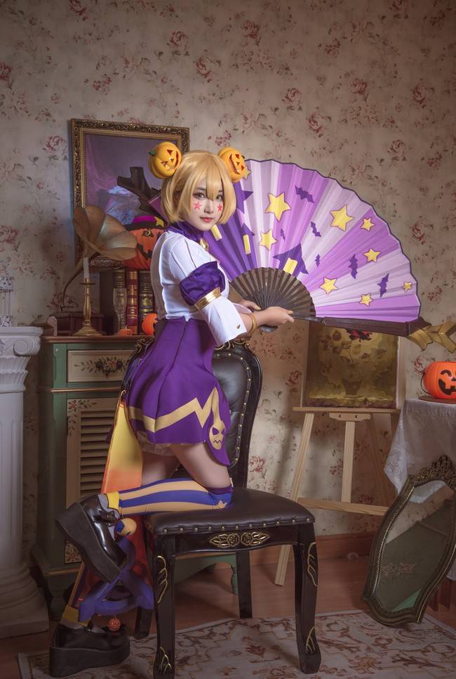 cos王者荣耀小乔万圣前夜