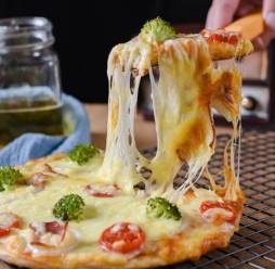 这样的拉丝芝士披萨大家心动了吗那就来制作吧