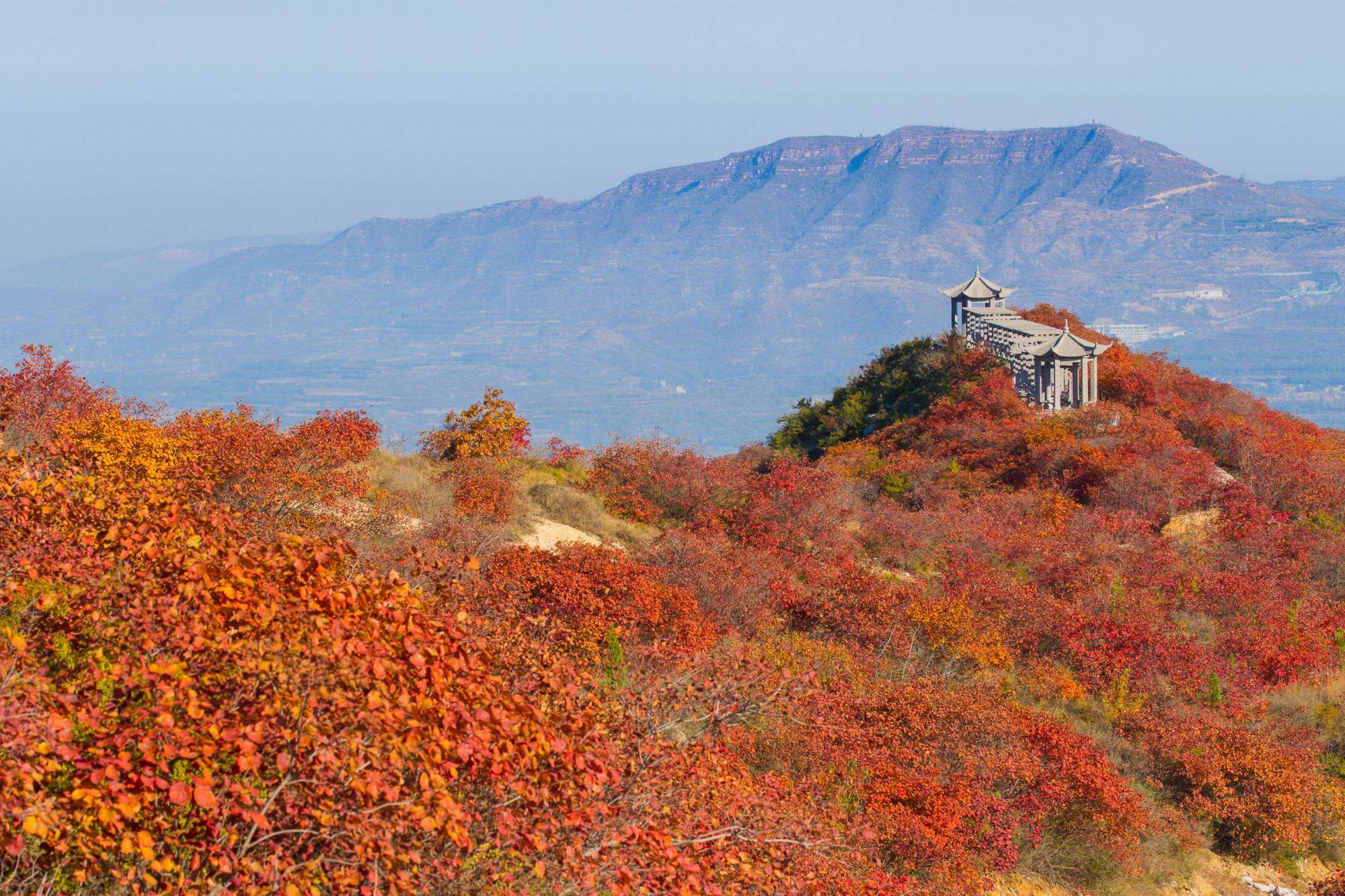 长寿山的秋景我心中最美的天堂