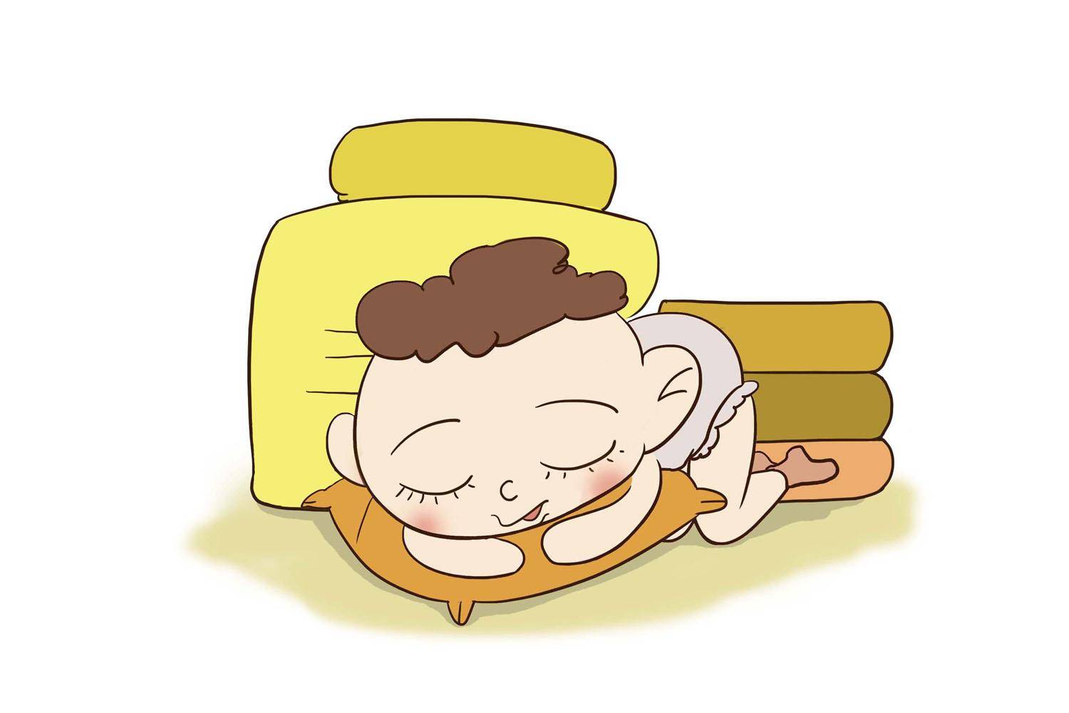 跪着睡是许多宝宝的爱用姿势,这个姿势会让他们获得安全感,通常是不