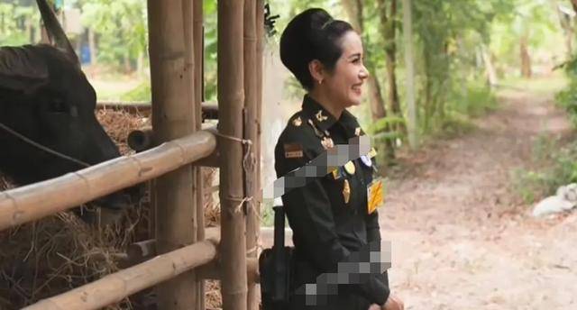 不得不说,从下面的照片来看,苏提达与诗妮娜同样露出发际线,但从近照