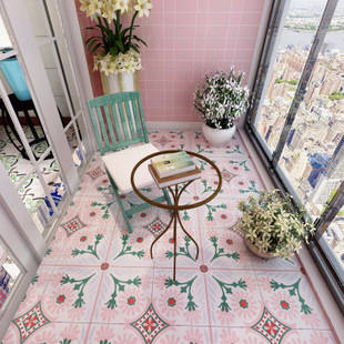 小花砖的铺设之道