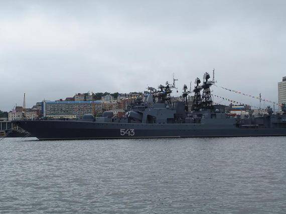 俄罗斯海军无畏级沙波什尼科夫元帅号驱逐舰