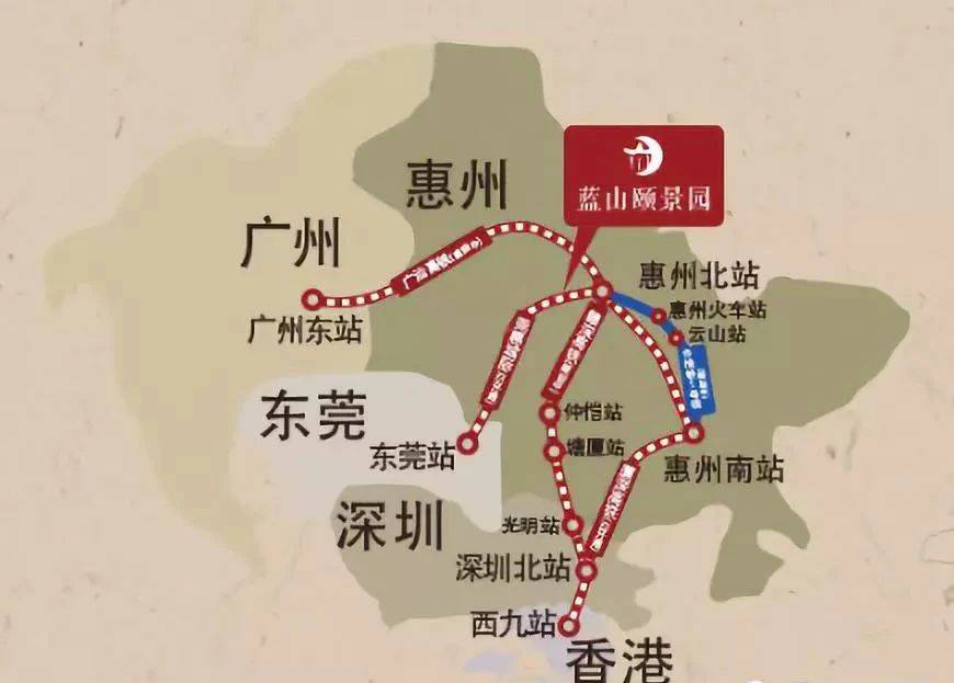 三站到深圳;莞惠城轨,深惠城轨(规划中)畅达深莞惠;1,3,5号线三地铁