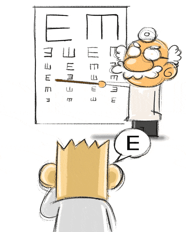 2,3岁幼儿及学龄前儿童的视力检查可以使用专供儿童使用的图形视力表