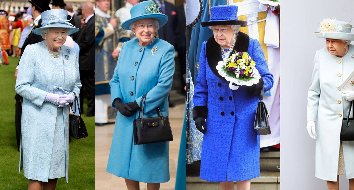 皇室蓝色穿搭好美!英女王十足高级范,凯特王妃气质优雅又迷人!