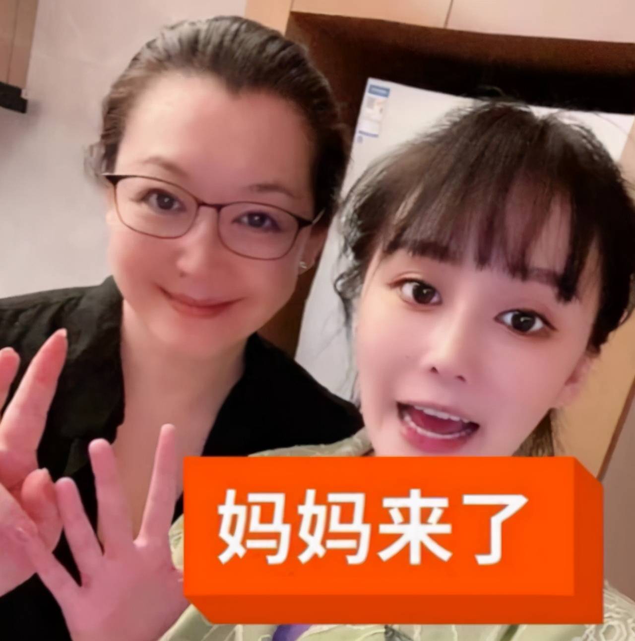 赵本山55岁妻子近照,戴翡翠首饰貌美富态,与女儿同框似姐妹