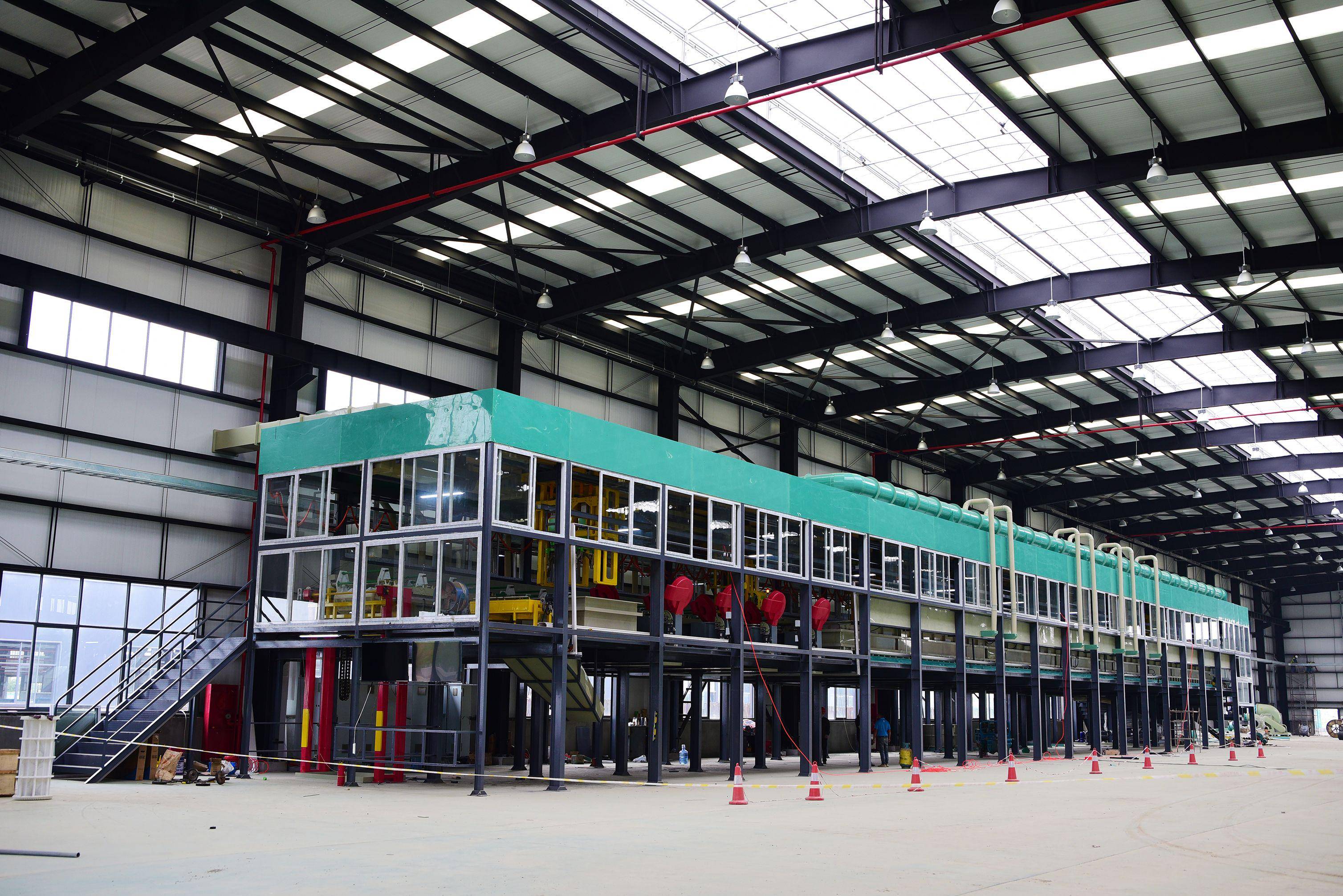 振江股份全自动电镀锌滚镀生产线调试完毕年产可达12万吨