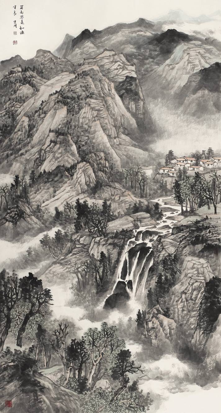 人民美术家著名山水画家夏佩珊