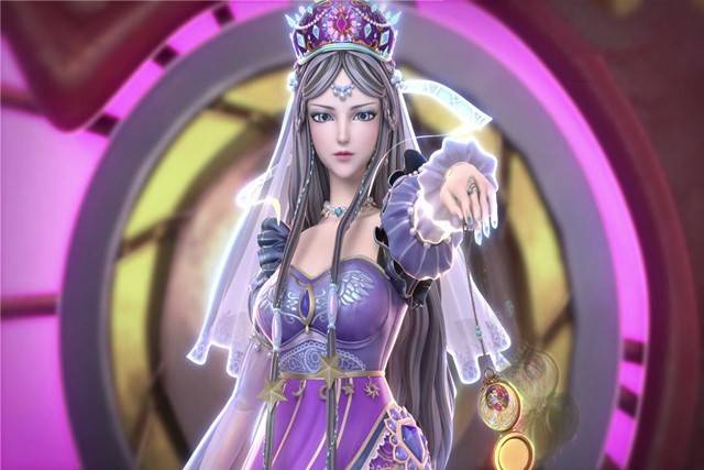 叶罗丽:时希仙子登场,银色头发和蓝色眼睛,长得很像冰公主