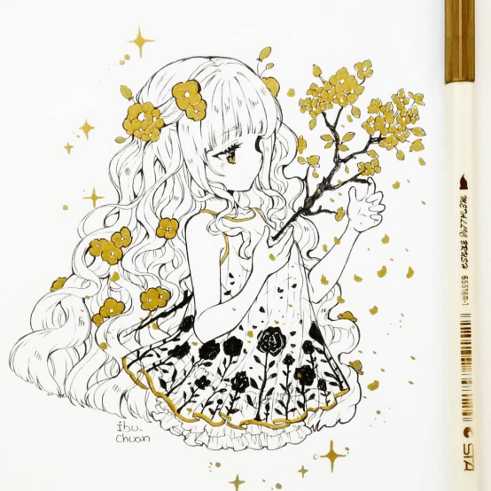 【画师ibu_chuan】怎么可以这么好看!快来一起康康神仙画画