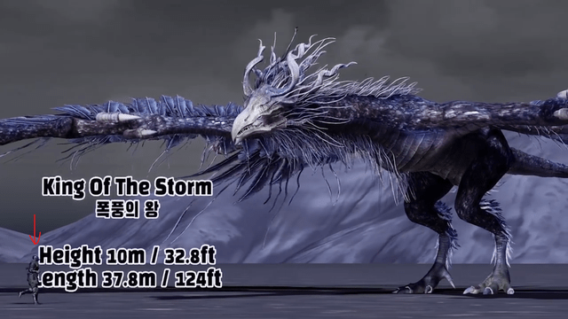 4m介绍:风暴之王真实种族为双足飞龙,并非传说中的四爪四翼的古龙,是