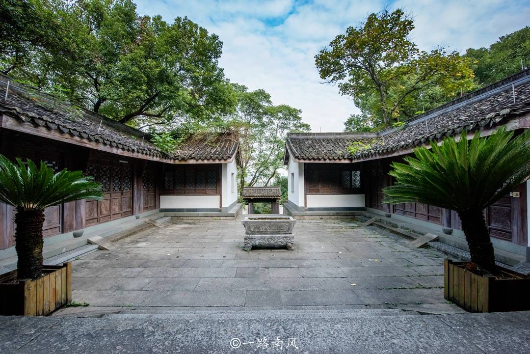 原创杭州吴山上阮公祠很多本地人都没有去过长期游客稀少