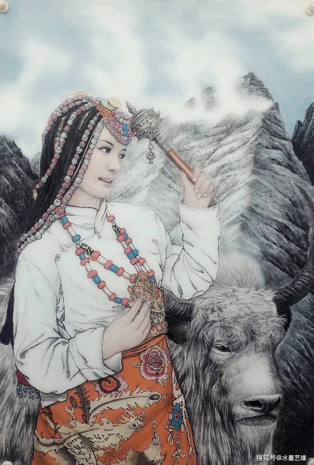 笔墨华滋 妙笔生花一潇立老师作品欣赏_人物