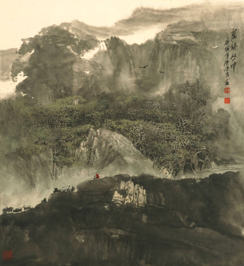 近水遥山皆有情:著名画家陈学良作品赏析