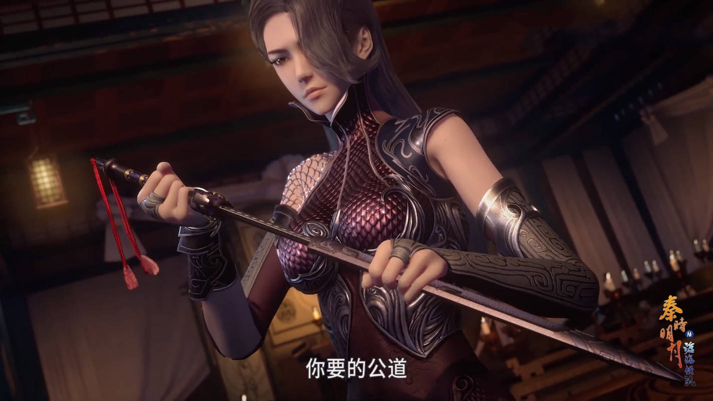 秦时明月女人狠起来真可怕惊鲵挥刀捅自己光环男刘邦被吓懵