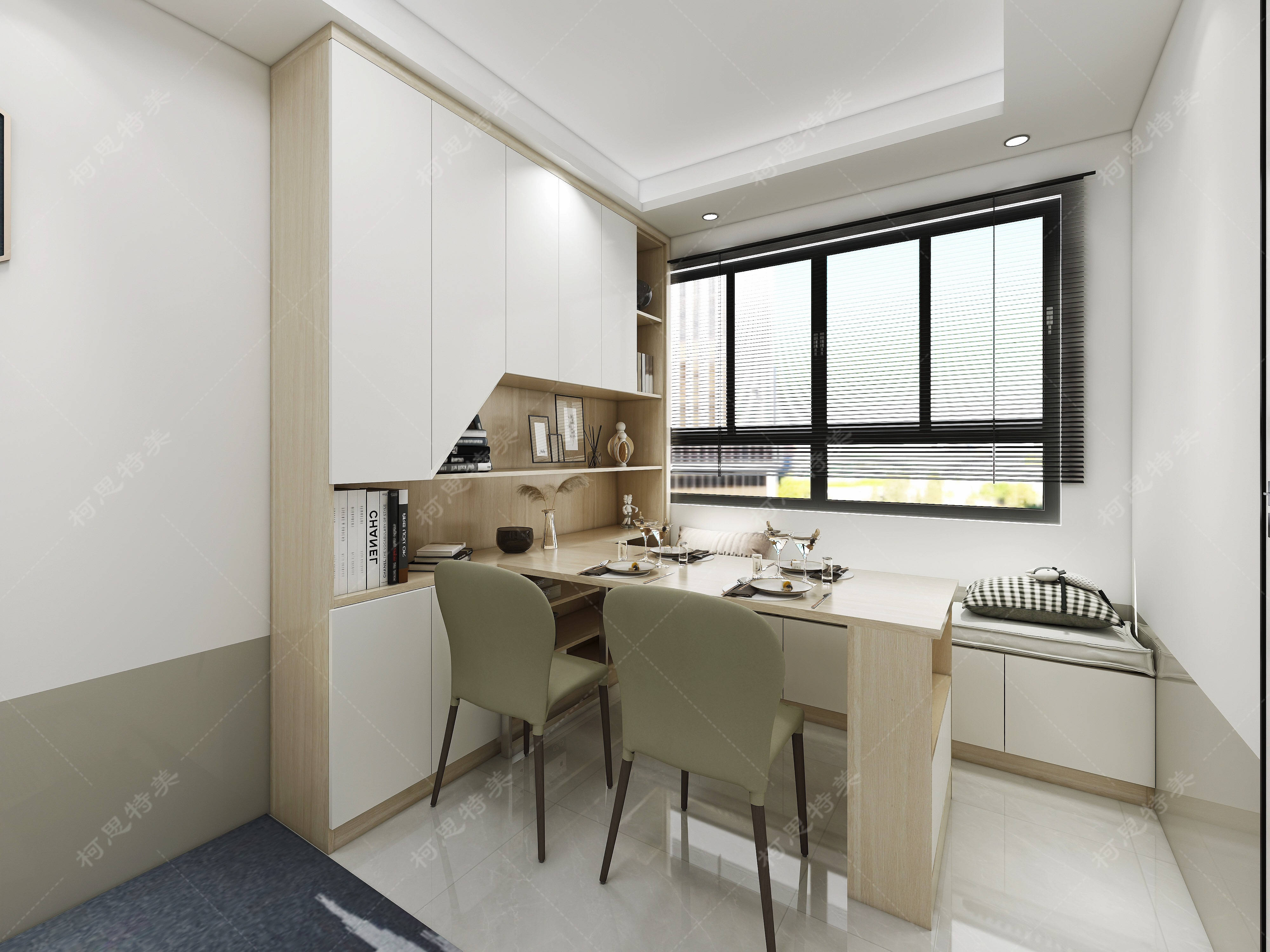 小户型客餐厅神器——餐台柜