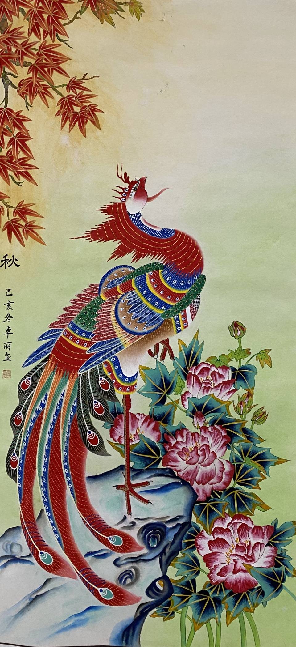 凤阳非遗600年凤画浴火重生,工艺色彩具有7种形象堪