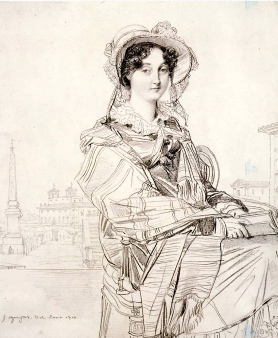 安格尔的速写作品