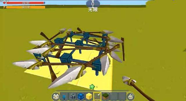 迷你世界:黑科技炸弹龙卷风教学,毁图神奇,秒杀地表一切生物