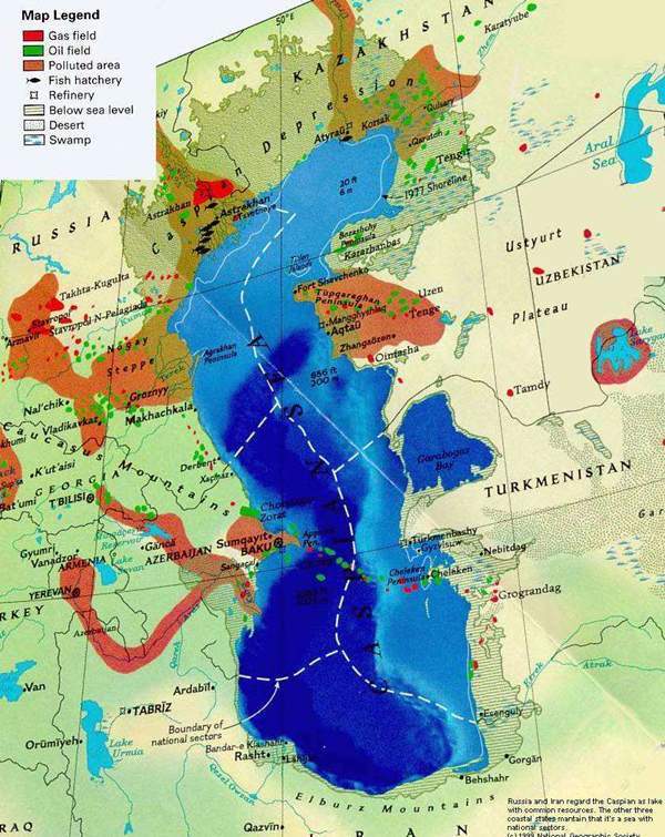里海勘探出石油,俄罗斯咬定是湖泊,美国却称是海,其中有何玄机