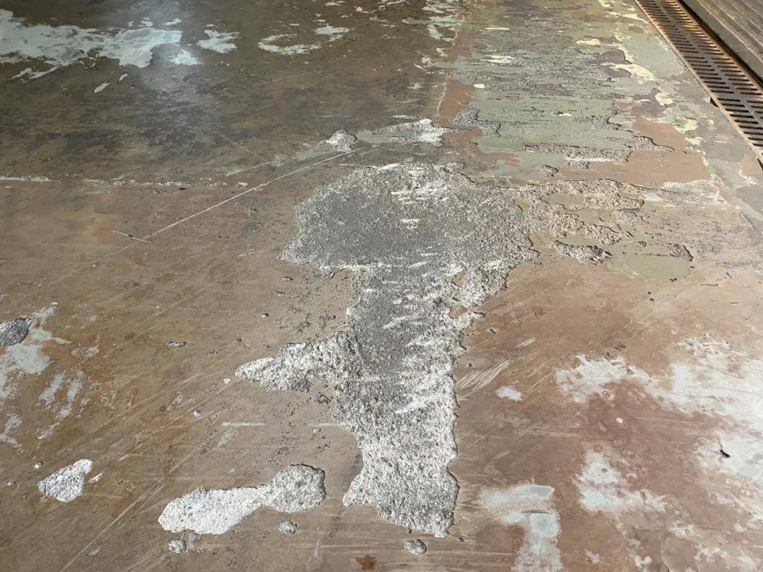 深圳会展中心停车库烂地面翻新项目迪美瑞地坪