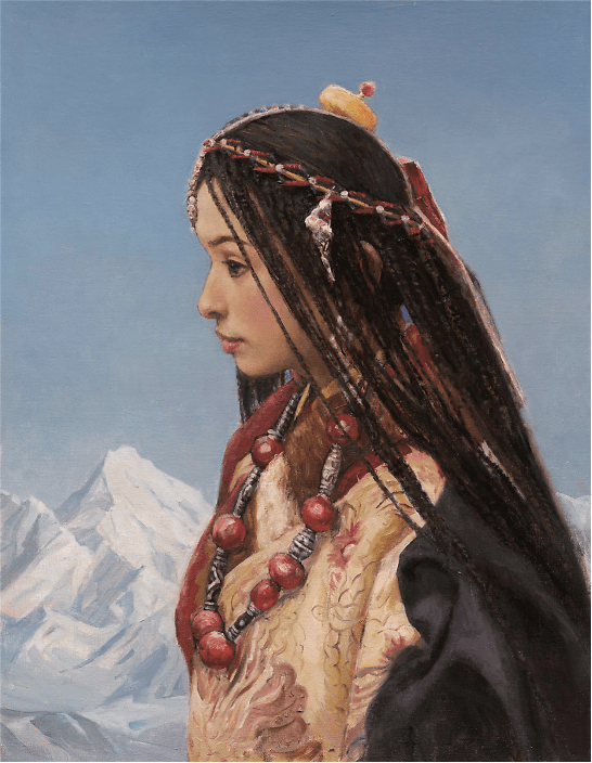 中国美术名家:走进张祖英艺术世界_油画